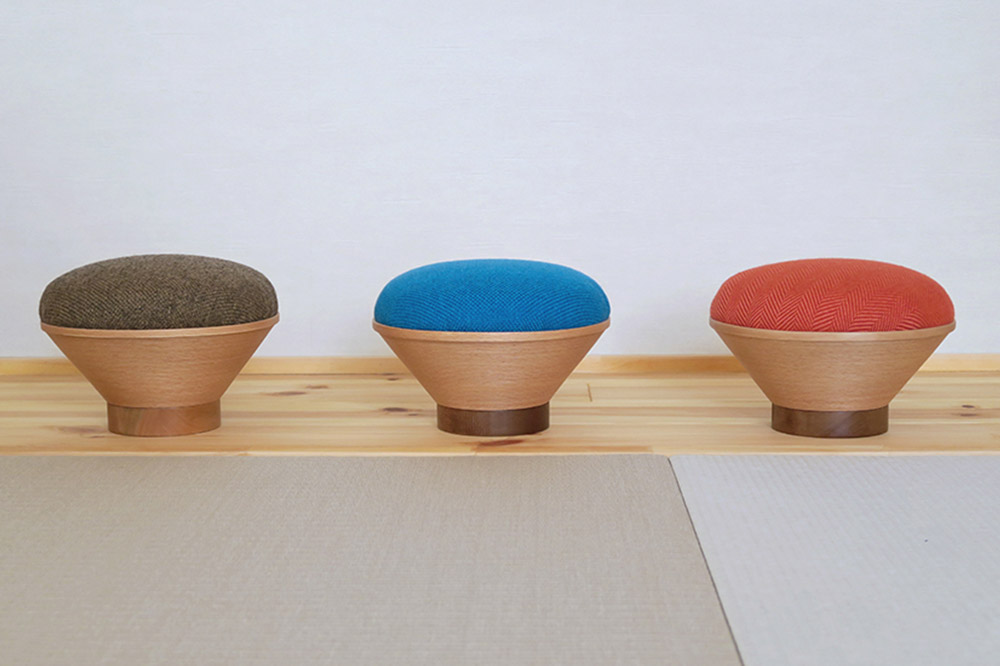 BUNACO「正座のため」のイス（トール）グリーン 1個