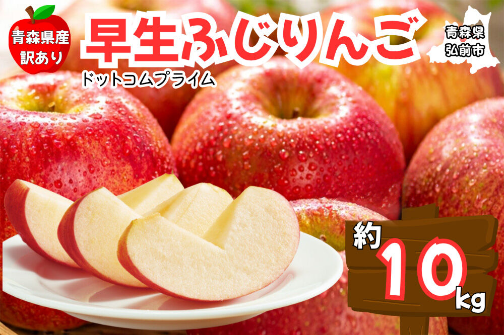 【26年10月中旬〜11月下旬発送】りんご 早生ふじ 約10kg【訳あり ご家庭用】先行受付 青森県産 青森 果物 フルーツ 林檎 リンゴ くだもの 弘前市 [先行予約 産地直送 アップル おいしい ふじ りんご 果実 果物 早生 美味 林檎 弘前市]
