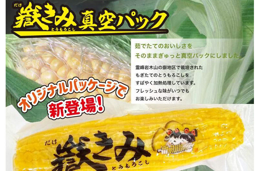 【寄附金額見直しました】とうもろこし 嶽きみ真空パック 10本セット（L〜2Lサイズ）