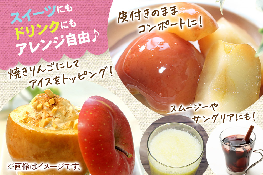 【26年1月〜発送】りんご 家庭用【訳あり】サンふじ 約3kg（9〜12玉程度）