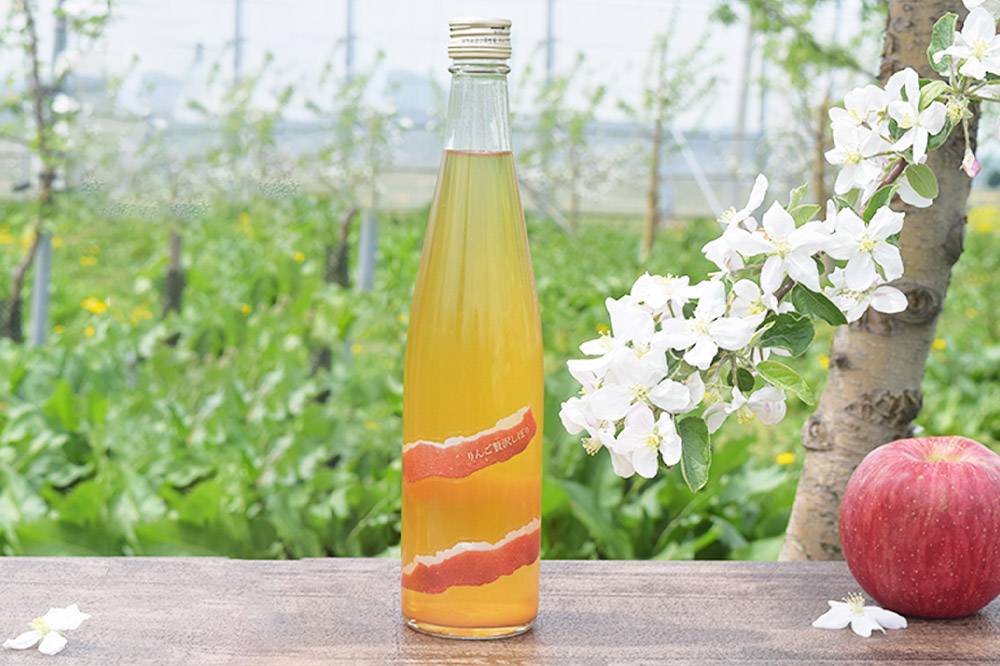 りんご贅沢しぼり 500ml×1本 スパークリング 500ml×1本 計2本セット りんご果汁100％ りんごジュース リンゴ 果汁 林檎 飲料 アップル 果物 フルーツ 青森 飲み物 ドリンク [アップル おいしい おしゃれ ジュース セット セット品 フルーツジュース りんご 果実 果汁 果汁100％ 果物 美味 林檎]