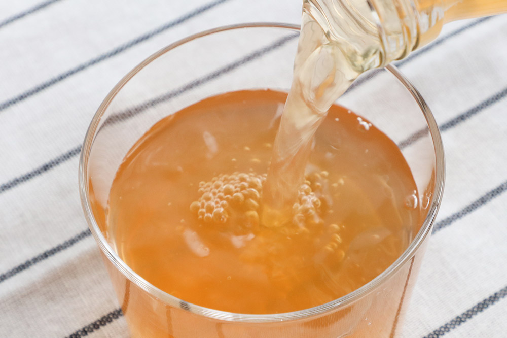 ストレートりんごジュース ブレンド 180ml×5本セット 青森県弘前市産りんご果汁100％ みらいファーム・ラボ 株式会社 小栗山農園