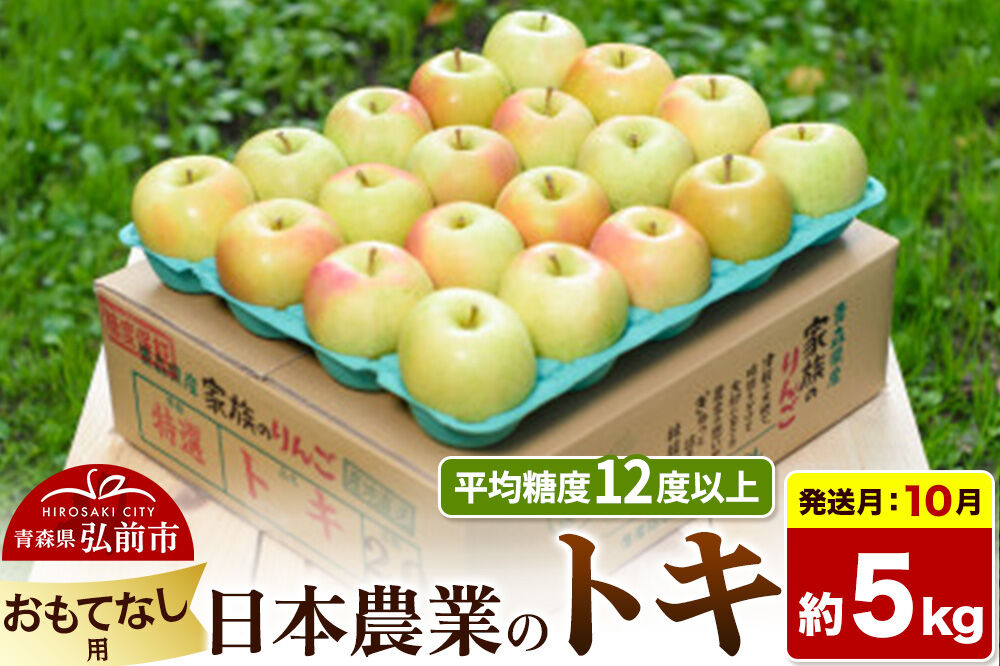 【26年10月発送】りんご トキ【おもてなし用】約5kg 平均糖度12度以上 青森県 弘前市 果物 フルーツ 林檎 リンゴ くだもの [先行受付 産地直送 アップル 青森県 弘前市]