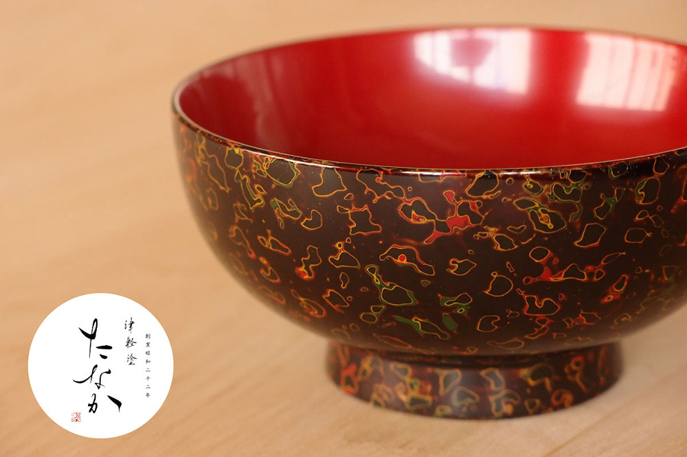 津軽塗 汁椀（唐塗 呂）