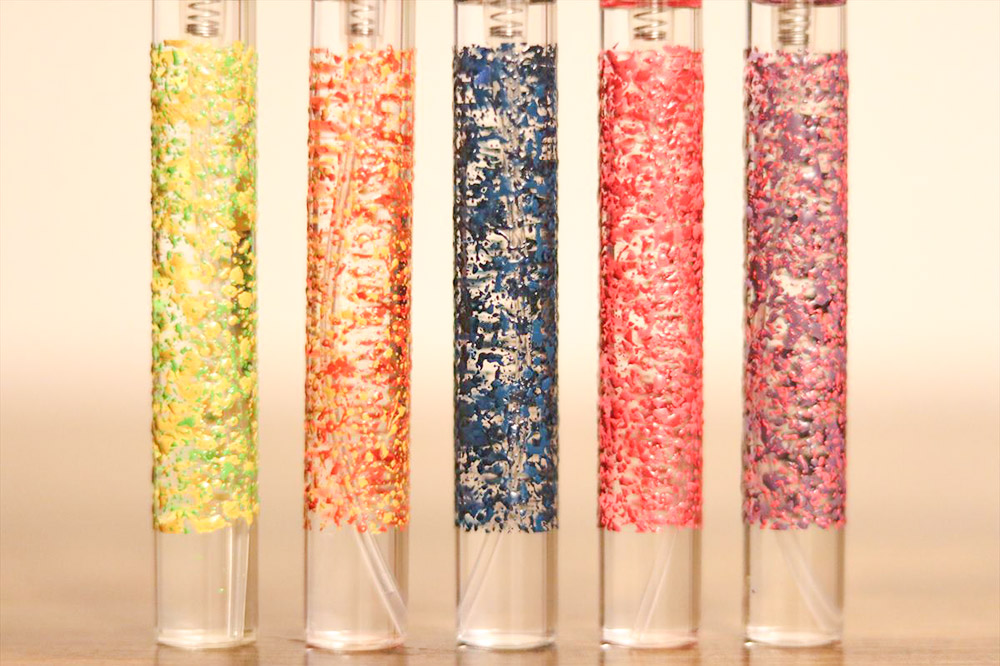 津軽塗 さわるツガルヌリ スプレーボトル（5色セット）