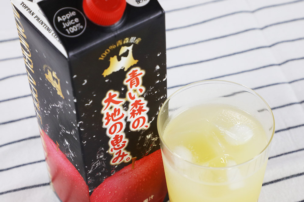 ストレートりんごジュース 【青い森の、大地の恵み。あおもりりんご100】 1000ml×6本