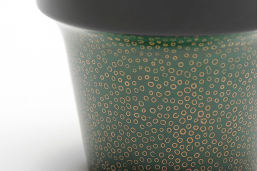 aeru 津軽塗りの こぼしにくい【コップ】（緑七々子塗り）食器 津軽塗 湯呑 湯呑み 湯のみ ぐい呑み ベビー 赤ちゃん 子供 介護 高齢者 プレゼント ギフト ベビー用品 ベビー食器 こども食器 おしゃれ 津軽塗り 工芸品 青森 青森県