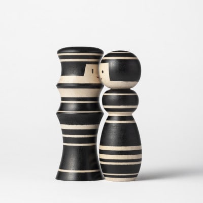 ルビンのこけし(ブラック/ペア)【1342168】