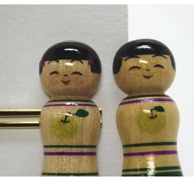 「こけス」ネクタイピン&帯留め(緑りんご)【1238405】