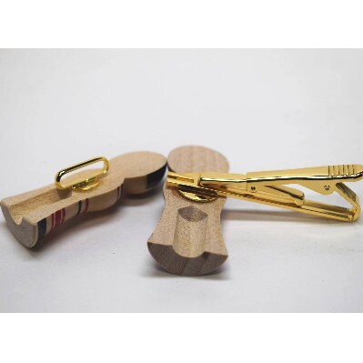 「こけス」ネクタイピン&帯留め(緑りんご)【1238405】