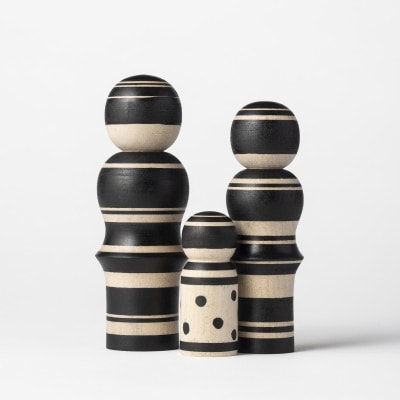 ルビンのこけし(ブラック/ファミリー)【1342169】