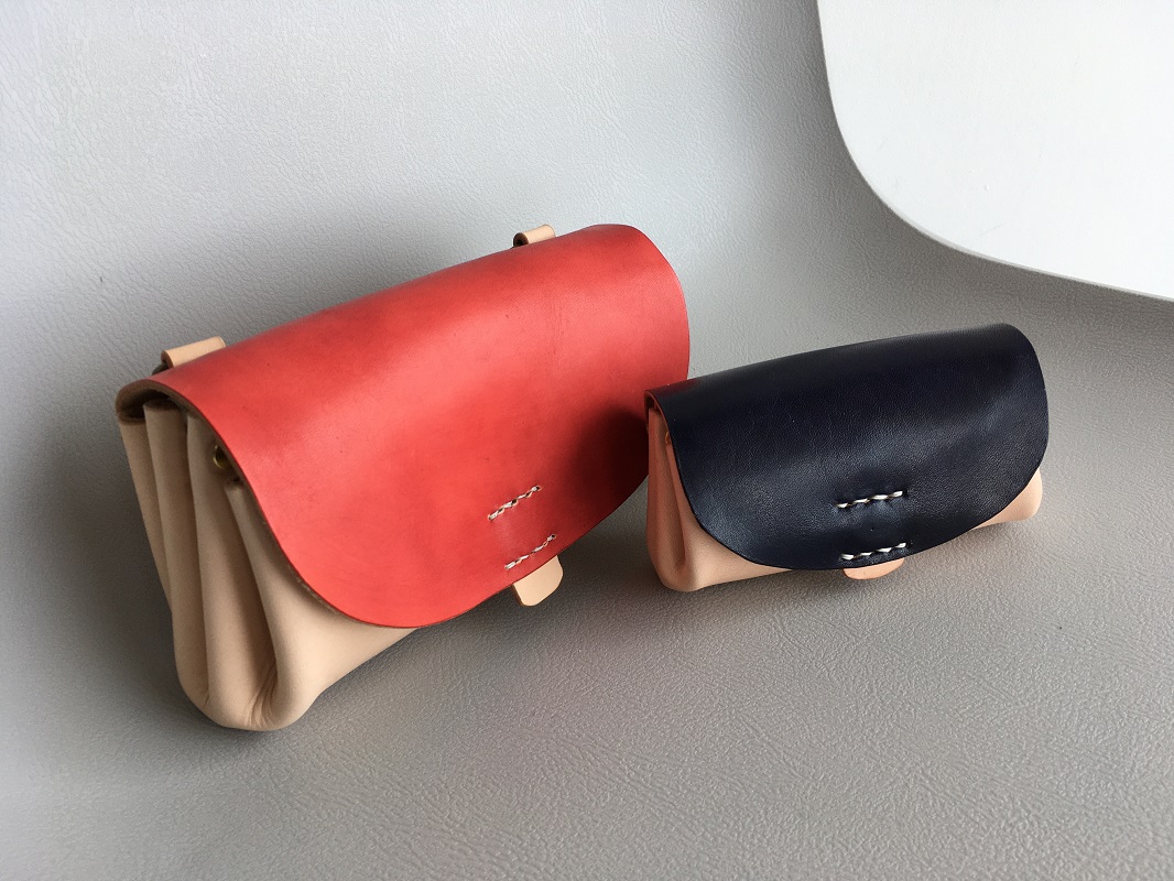 【黒】 本革 レザー財布 Sサイズ