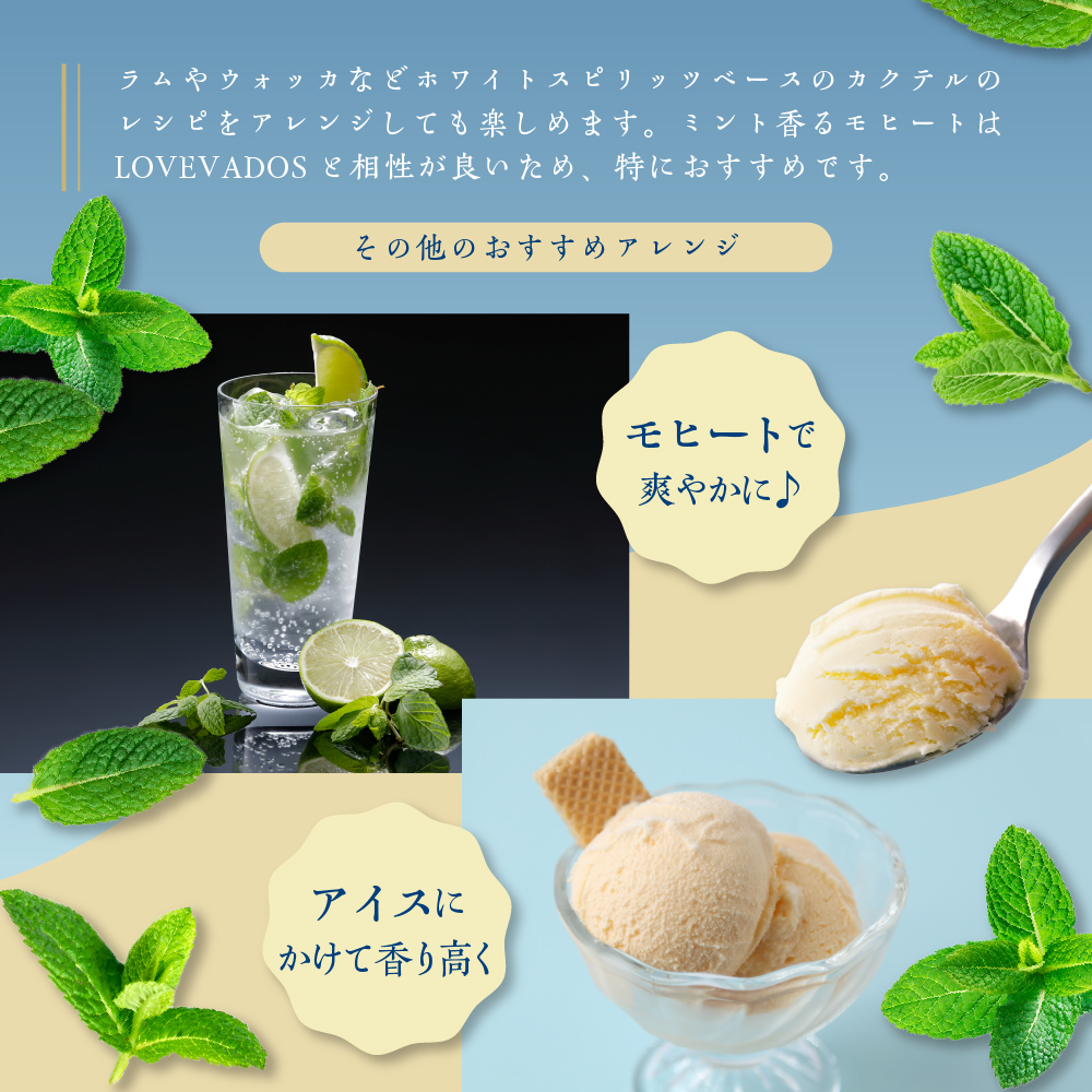 アップルブランデー LOVEVADOS ラブヴァドスホワイト 40％ 【 青森りんご 100％ ラブヴァドス クラフトブランデー 洋酒 ブランデー 】