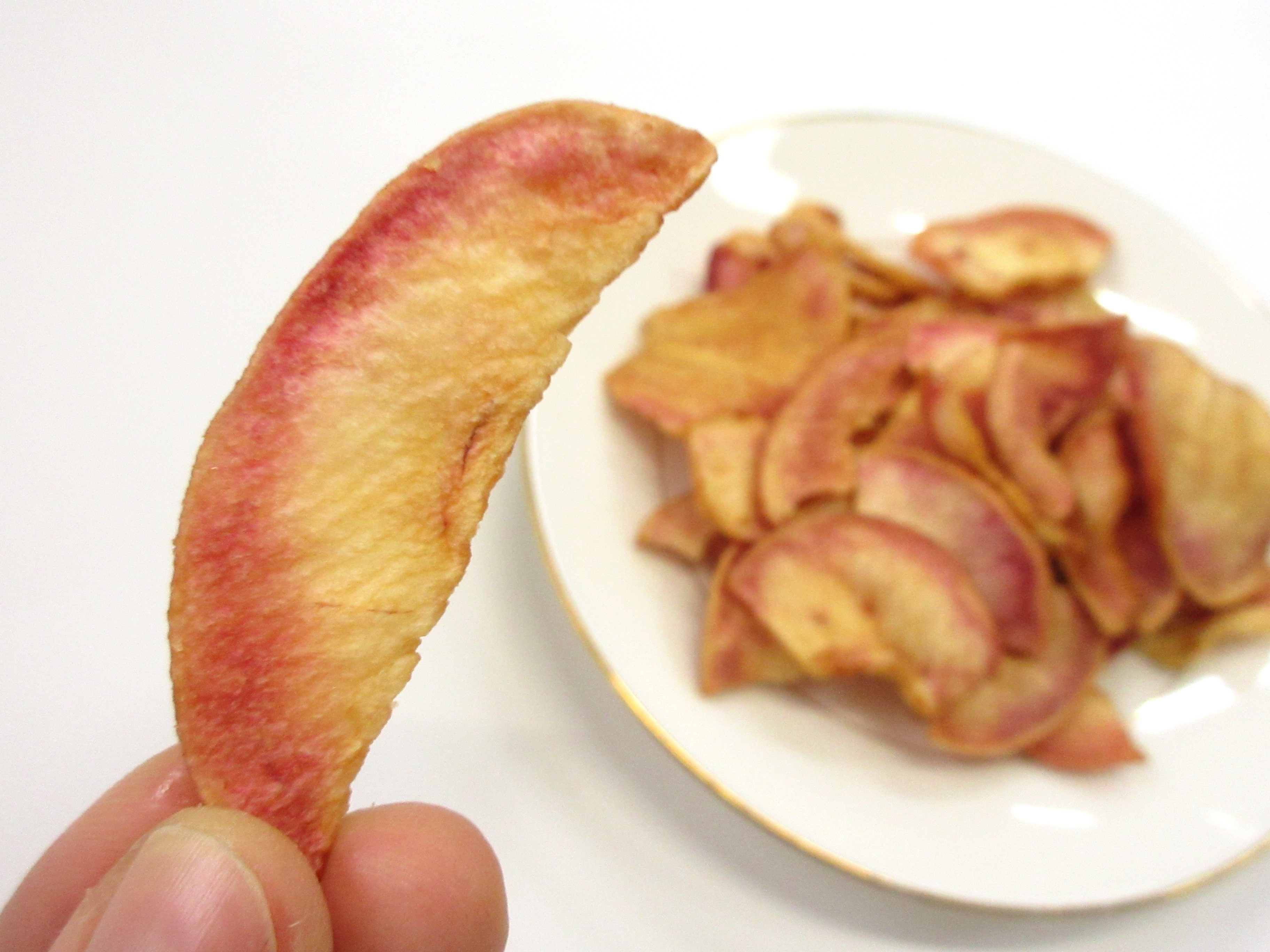 りんごチップス 40g×2袋《立佞武多のおやつ》 りんごスナック 乾燥りんご 林檎チップス リンゴチップス | 御所川原 栄紅 レッドキュー 中まで赤〜いりんご | 青森 五所川原市 おやつ お菓子 りんご リンゴ 林檎 アップル スナック チップス 着色料不使用