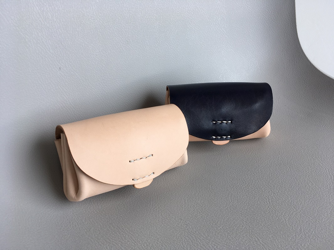 【黒】 本革 レザー財布 Sサイズ