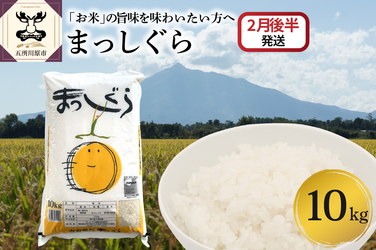 【2026年2月後半発送】まっしぐら10kg（白米）