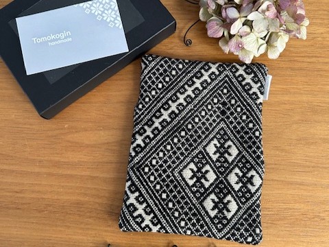 こぎん刺し 名刺入れ カードケース 【ブラック 黒】