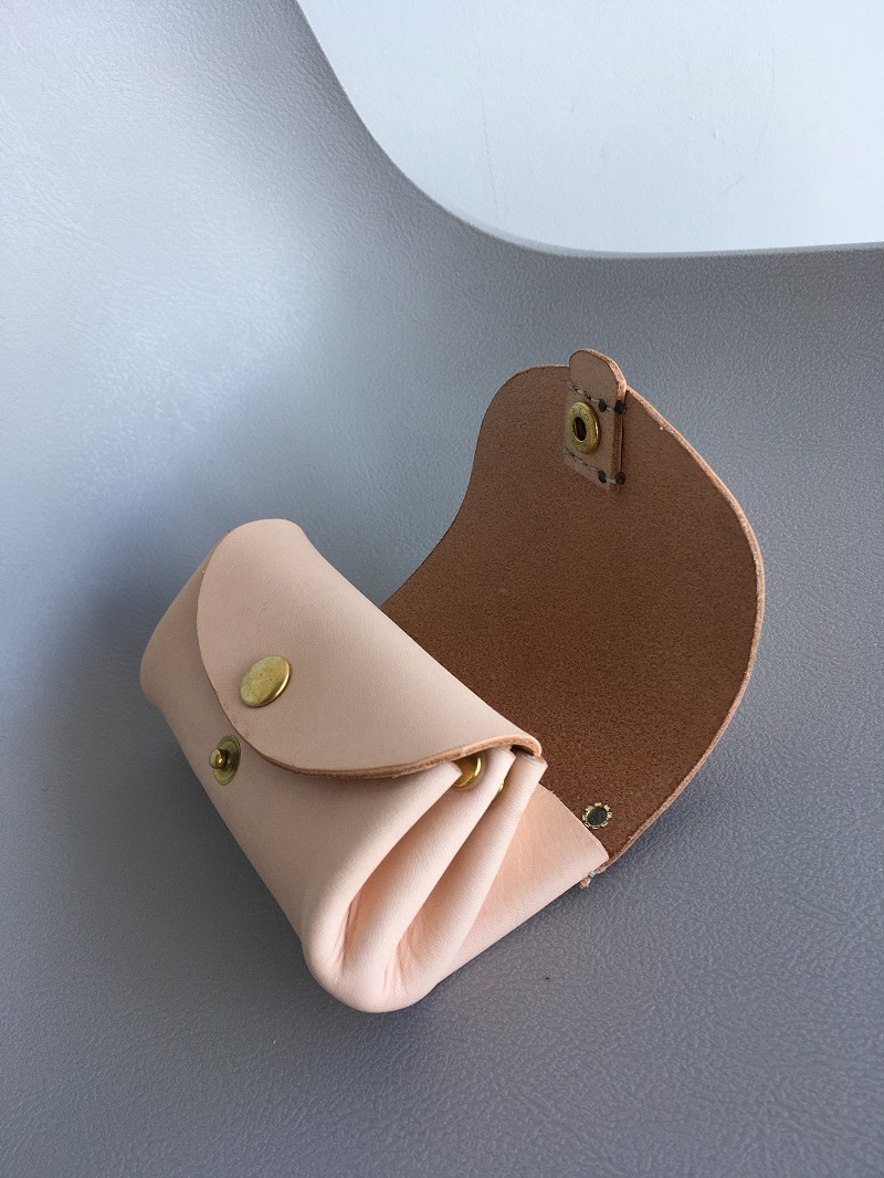 【黒】 本革 レザー財布 Sサイズ