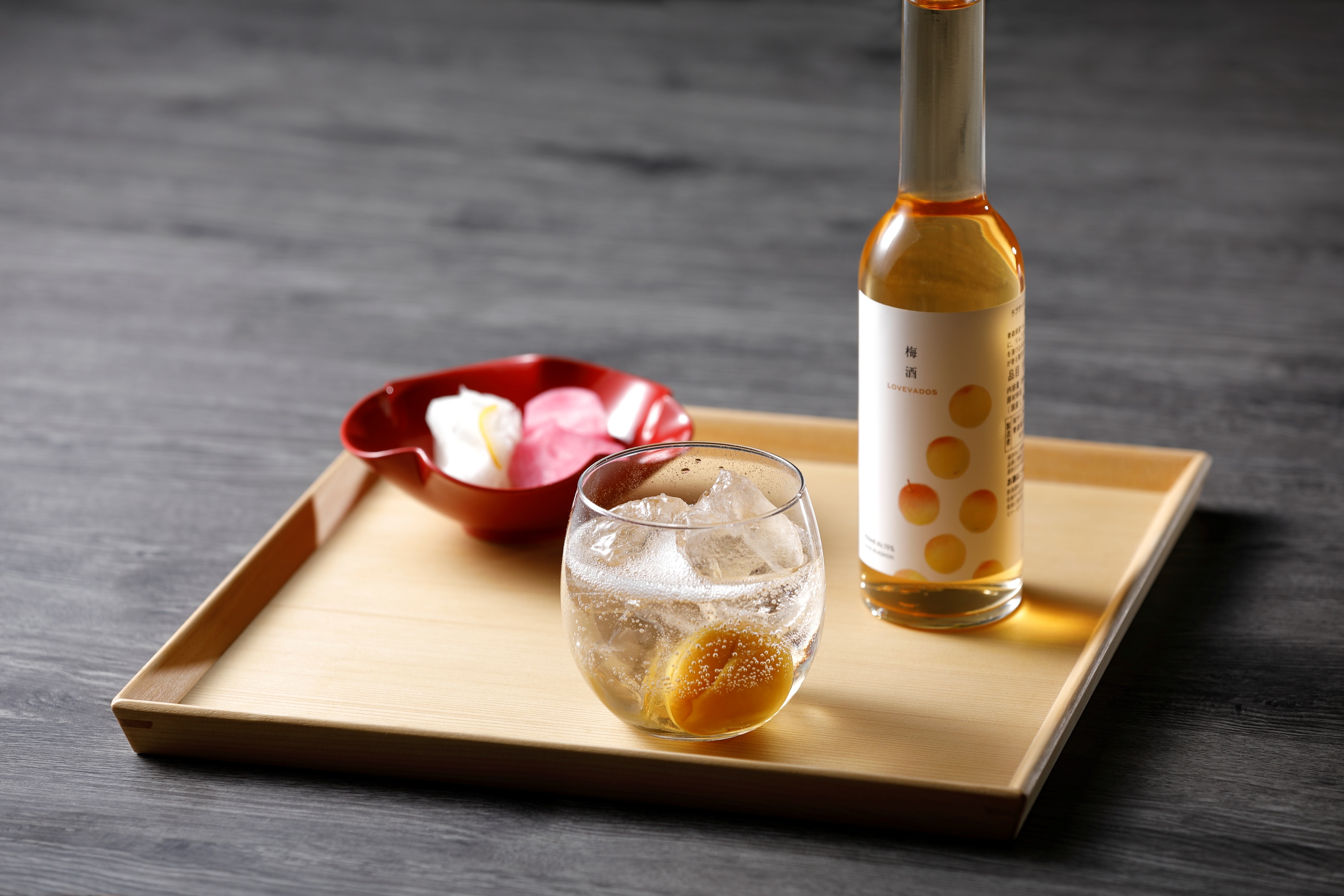 梅酒 LOVEVADOS梅酒 250ml (alc.19%)【青森りんご 100％ ラブヴァドス ウメシュ ブランデー りんご うめ 林檎 梅 酒 完熟梅 】