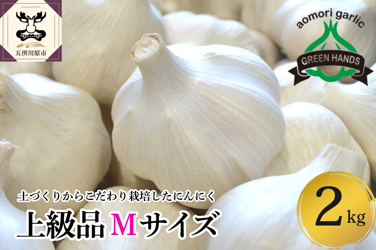 青森県産にんにく（上級品）Mサイズ 2kg