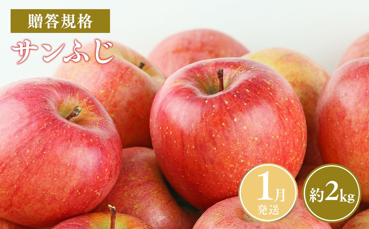 ≪令和8年産先行受付≫令和9年1月発送! 贈答規格サンふじ約2kg【青森県平川市産・青森りんご】【青森県 平川市 山内ファーム】 平川市産 青森りんご りんご リンゴ 林檎 ふじ 贈答 贈答品 お取り寄せ 先行予約 果物 くだもの フルーツ
