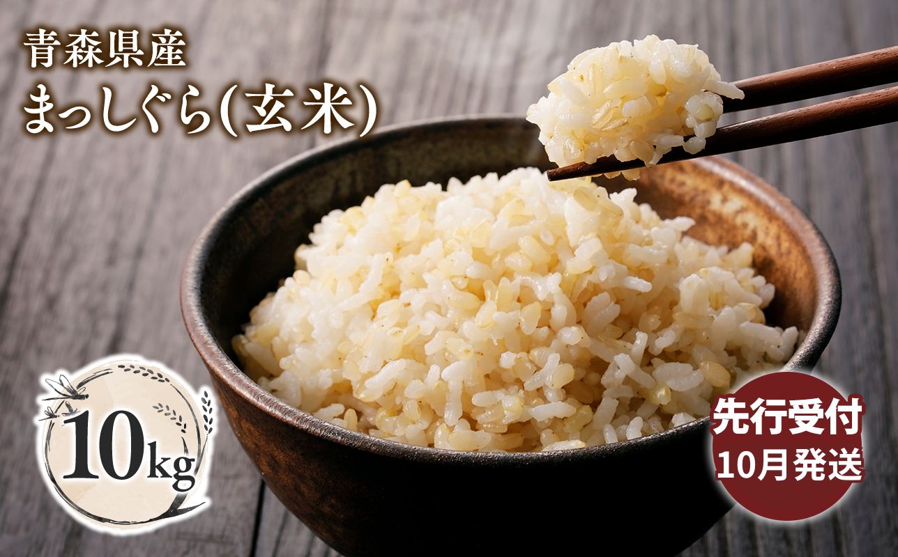 ≪令和8年産 先行予約≫10月下旬よりお届け! 青森県平川市産まっしぐら10kg(玄米)