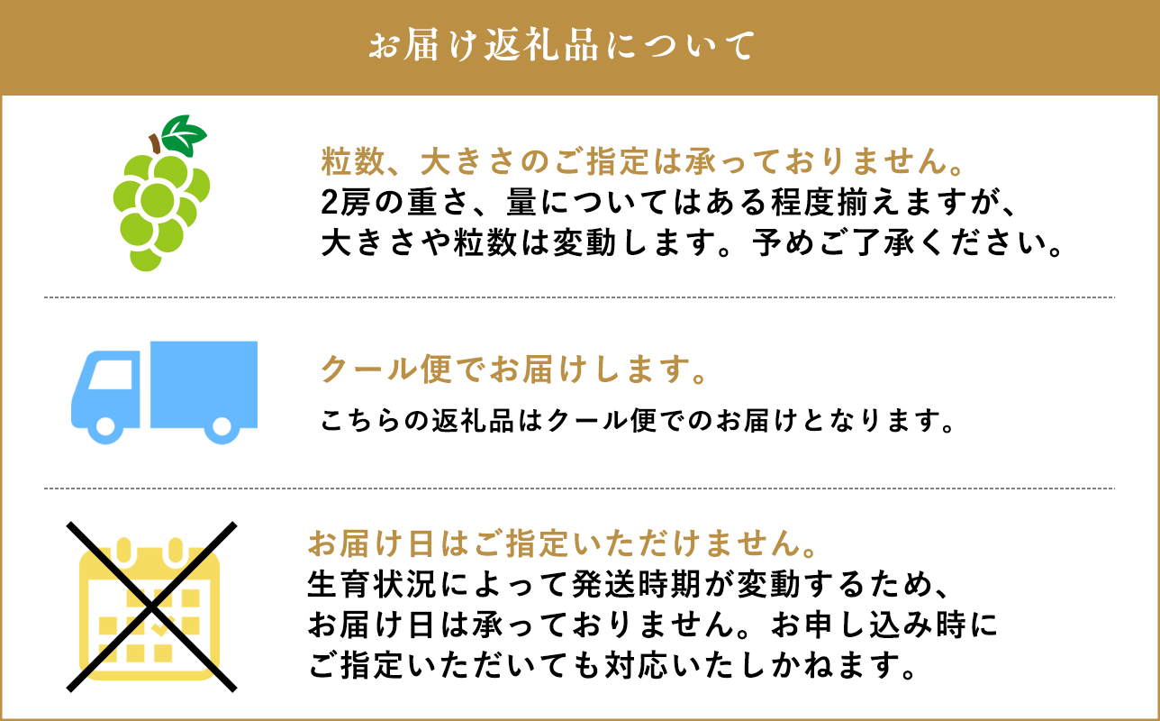 2026年産先行受付　北国の冬シャインマスカット2房【原田農園】