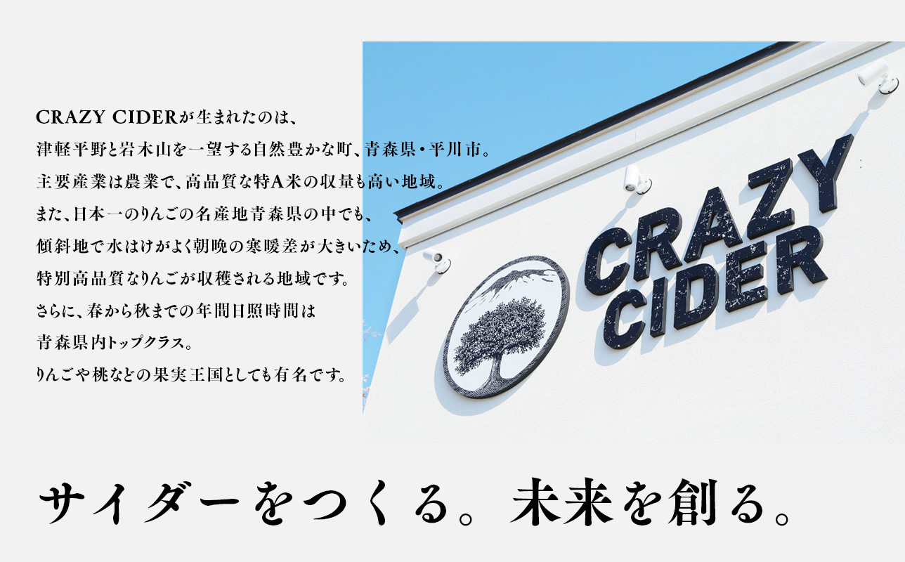 りんごの果実酒 CRAZY CIDER（クレイジーサイダー・ドライ：アルコール度数7％）330ml×3本セット