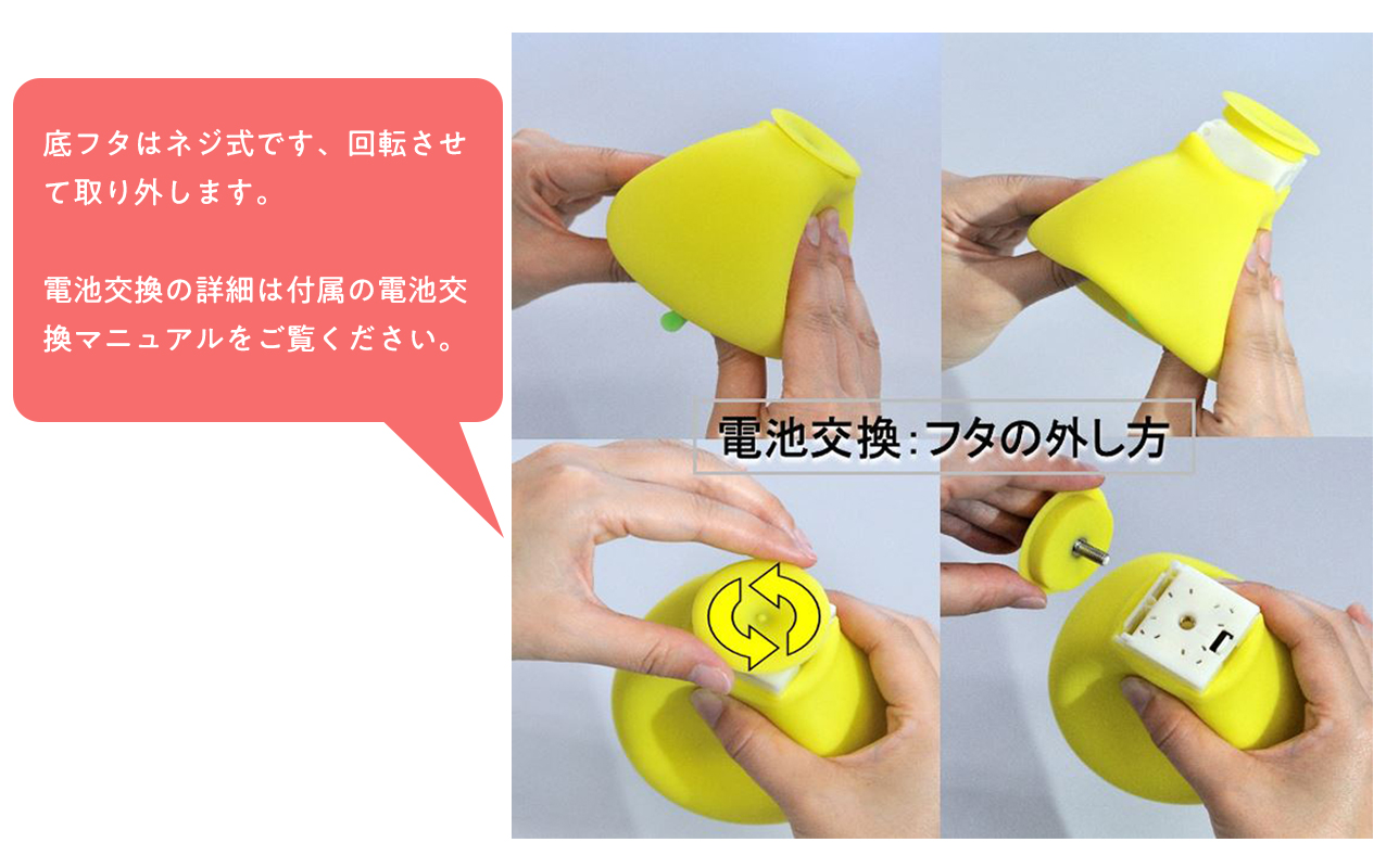 アップルライト（赤・黄・緑）3個セット【LEDランタン】