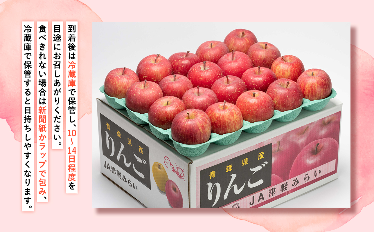 年明け 最高級「特選」  糖度選別サンふじ約10kg 【JA津軽みらい・平川市産・青森りんご・1月・2月】