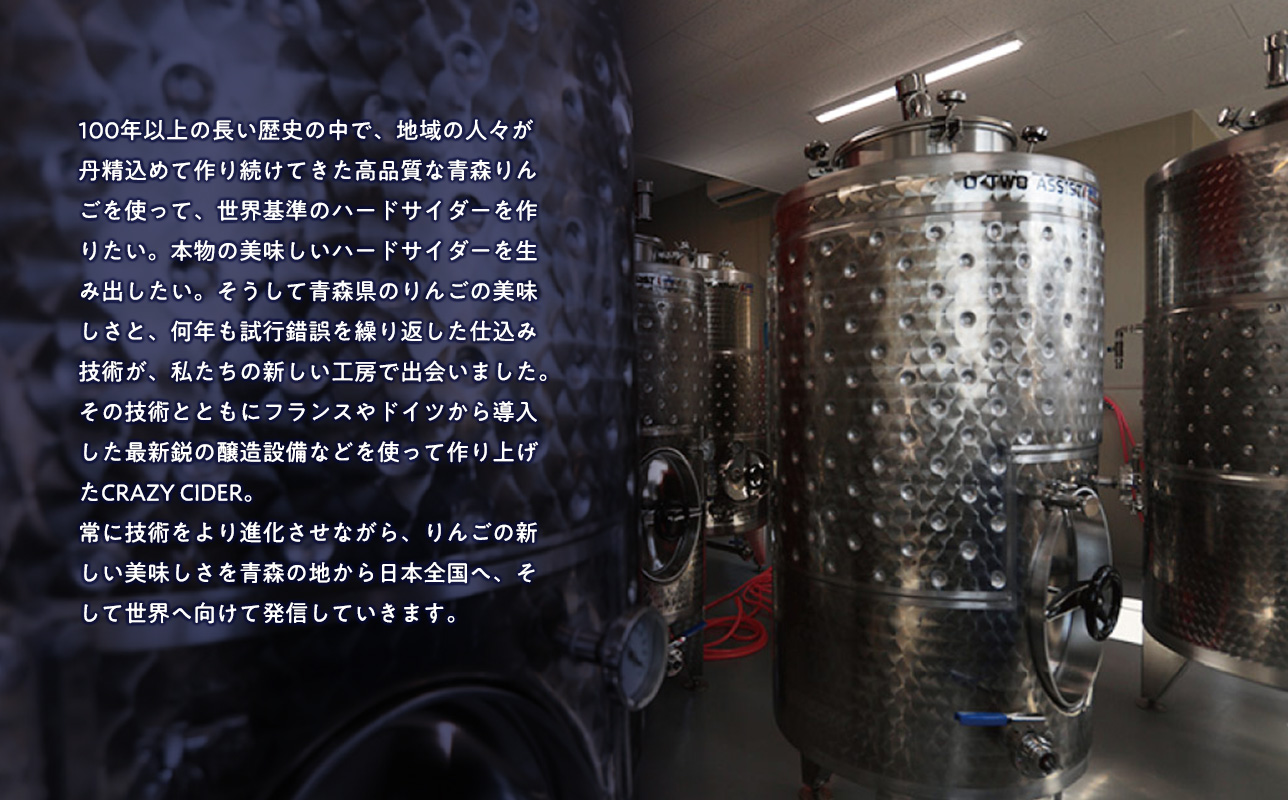 りんごの果実酒 CRAZY CIDER（クレイジーサイダー・ドライ：アルコール度数7％）330ml×3本セット