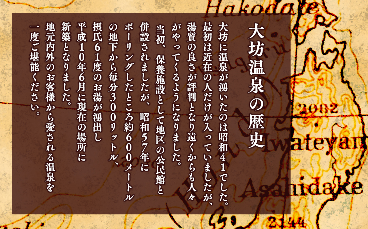大坊温泉 入浴券12枚綴り1冊