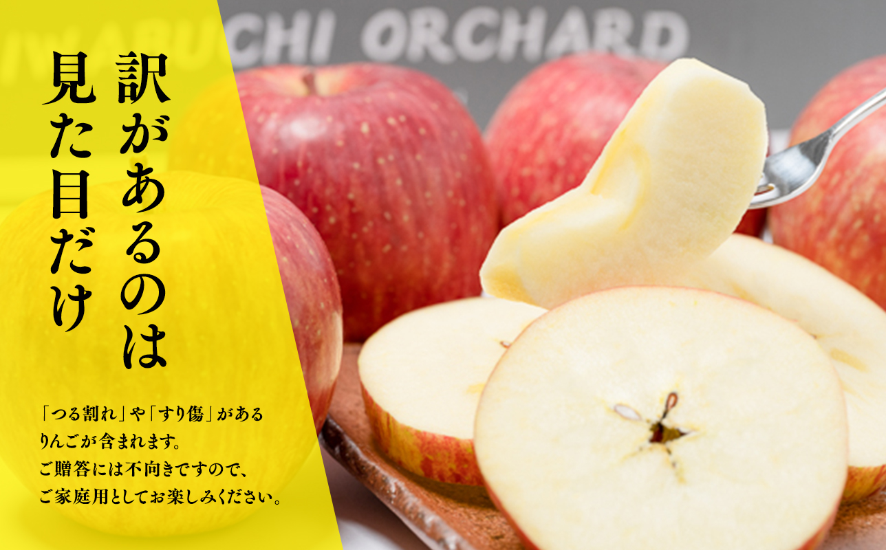 青森県産 訳あり 葉とらず サンふじ  約5kg【青森県 平川市 岩渕農園】 青森 青森県産 平川 りんご リンゴ 林檎 くだもの 果物 フルーツ 