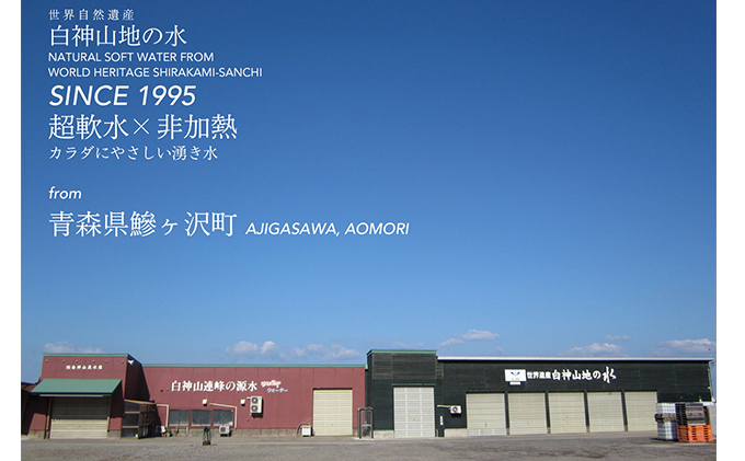 白神山地の水 2L×12本 ナチュラルウォーター 飲料水 軟水 超軟水 非加熱 弱酸性 湧水 湧き水 水 ウォーター ペットボトル 青森県 鰺ヶ沢町 国産 飲料類 ミネラルウォーター 