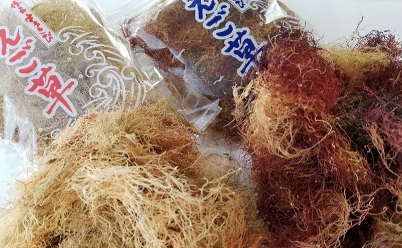 青森えご草 えご黒晒 70ｇ えご白晒 50ｇ えご 晒えご もちもち 磯の香り サラダ 刺身 酢の物 えご草 乾燥 青森県 深浦町