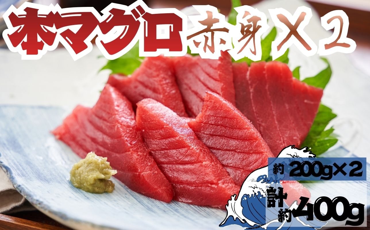 本マグロ 赤身 2柵 国産 本鮪