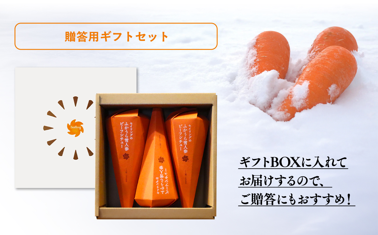 雪人参 ビーフシチュー 220g×3個 