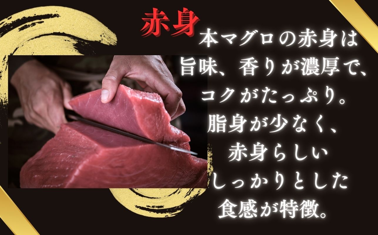 本マグロ 赤身 1柵 国産 本鮪
