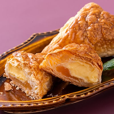 ふじのりんごのクリームパイ　(7個入り)【配送不可地域：離島・沖縄県】【1122720】