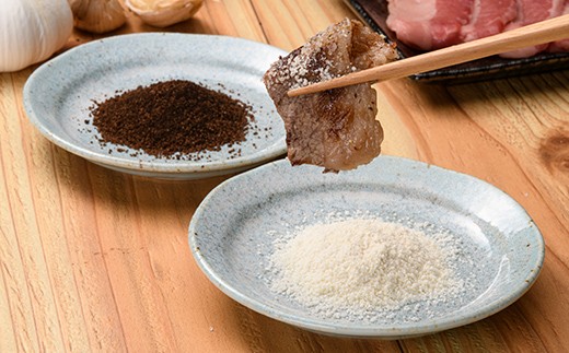 にんにくパウダー2種×1袋・にんにく塩2種×1袋・黒にんにくペースト70g×2本 ニンニク にんにく  F41-0058