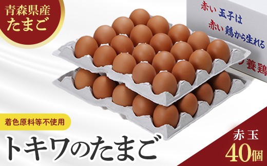 トキワのたまご 赤玉 40個入 卵 玉子 タマゴ  F41-0071