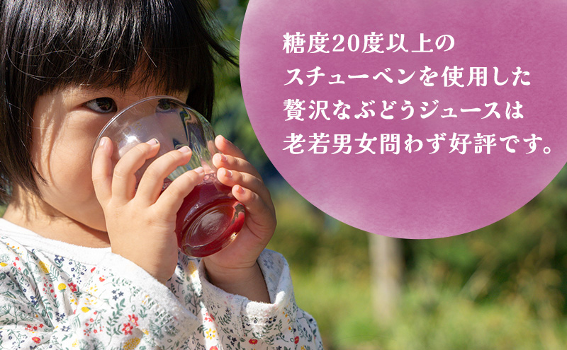 芽実農園のぶどうジュース（スチューベン100％）720ml×2本 青森県鶴田町産スチューベン使用
