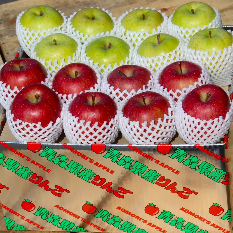 りんご 【 3月発送 】 糖度13度～贈答用 サンふじ ・ 王林 詰め合わせ 約 10kg