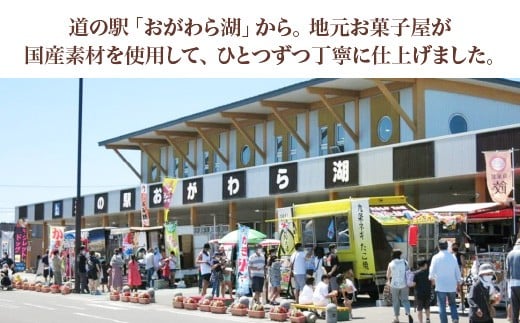 小川原湖銘菓　わかさぎ最中　10個×1箱　【02408-0162】