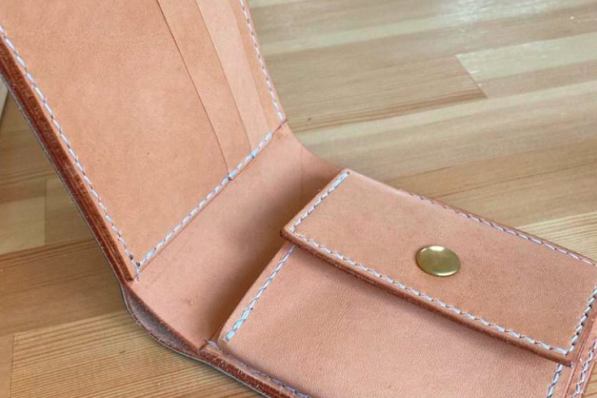 ランドセル リメイク 手作り 財布 [CBRO.m 青森県 おいらせ町 oi02ayo710005] ハンドメイド コインケース 長財布 折財布