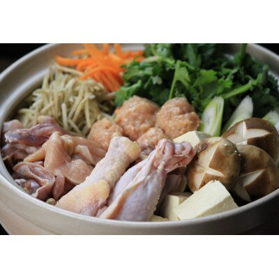 青森シャモロック　グルメ鍋セット　ファミリーサイズ【配送不可地域：離島・沖縄県】【1511330】