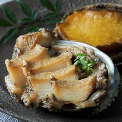 天然　岩手県産　煮あわび　約110g×2個【配送不可地域：離島】【1669310】