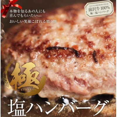 『チロルの雪どけ盛岡レアチーズケーキ5号』と『極・塩ハンバーグ 前沢牛100%2個』【配送不可地域：離島】【1630525】