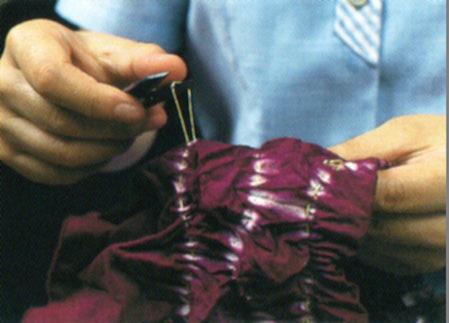 南部しぼり 紫根染 正絹 帯地 和装 和服 着物 帯 伝統工芸 工芸品