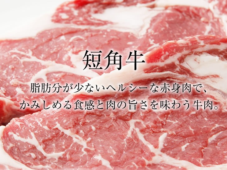 もりおか 短角牛 ロースステーキ 500g (250g×2) 牛肉 牛 お肉 肉 ステーキ ステーキ肉 ロース 和牛 ブランド牛 国産 ヘルシー アミノ酸 岩手 岩手県 盛岡市